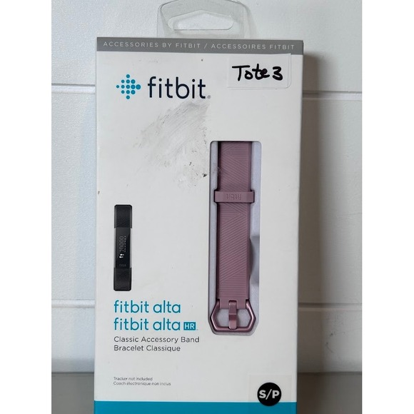 Fitbit Alta HR Classic Accessory Band Bracelet, Small, Pink Replacement - Picture 1 of 5